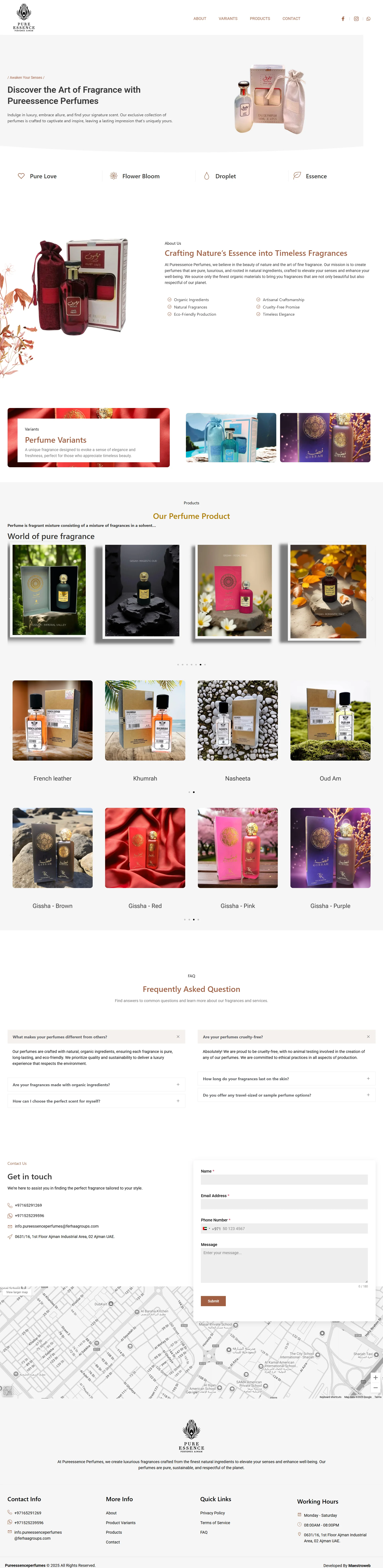 Pureessence Website